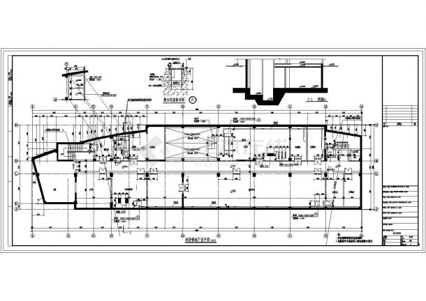 松江某八层框架结构医院设计cad全套建筑施工图（含设计说明）-图二