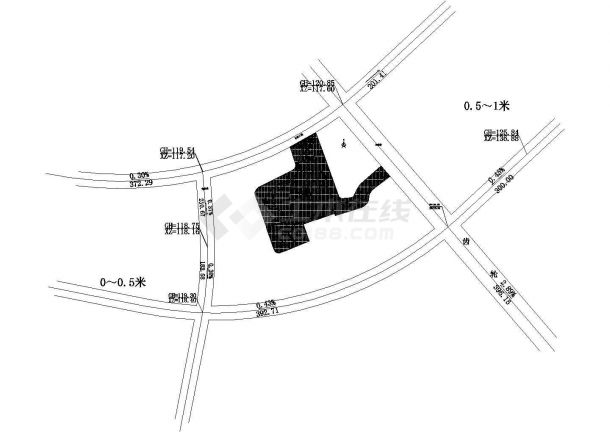[哈尔滨]公园景观详细设计CAD施工图-图二