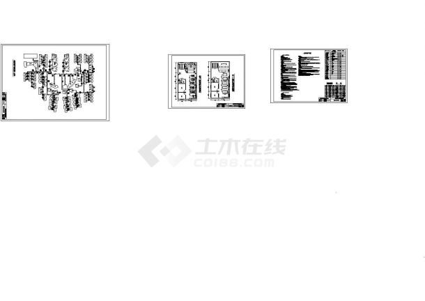 济南市某住宅小区供热系统外网施工标准设计cad图纸-图一