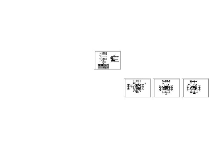 英式风格别墅三层独栋别墅建筑结构水电施工cad图_图1