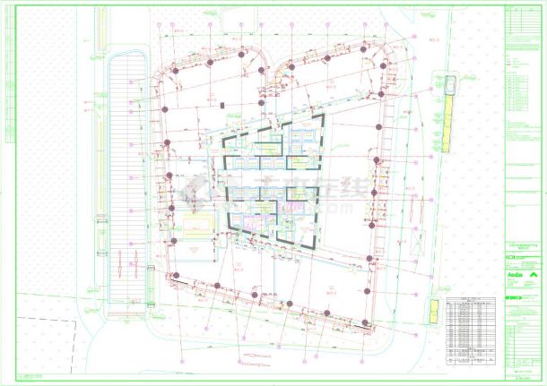 北京西红门商业综合体-地上建施平面CAD图-图一