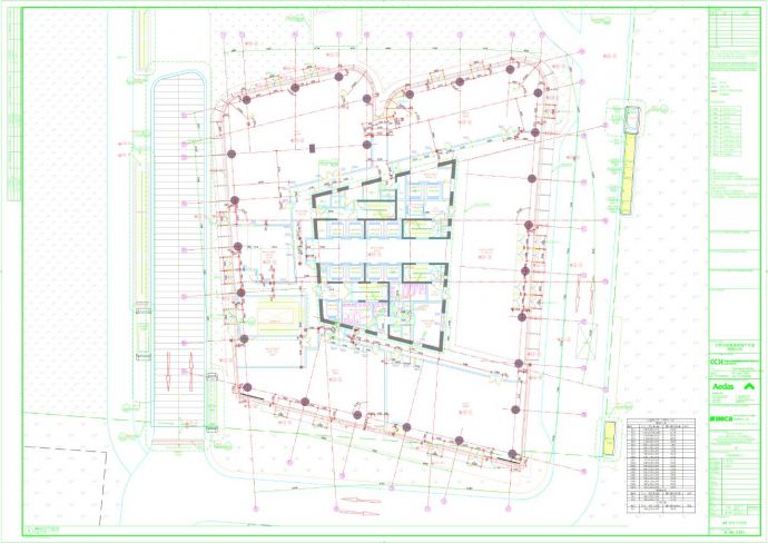 北京西红门商业综合体-地上建施平面CAD图_图1