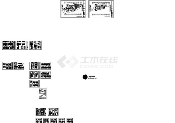 [杭州]高档中欧混搭会所装修设计cad施工图（含效果图）-图一
