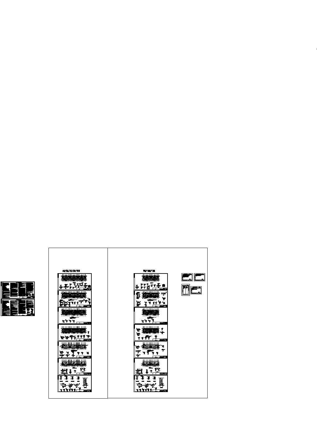 6层条形基础框架结构住宅楼结构施工图