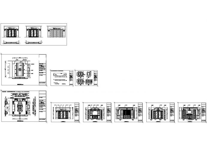 [成都]欧式复古典雅酒窖室内设计CAD施工图_图1
