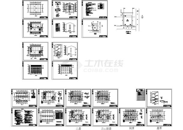 厂房设计_某厂房车间全套建筑施工图（含结构）-图一