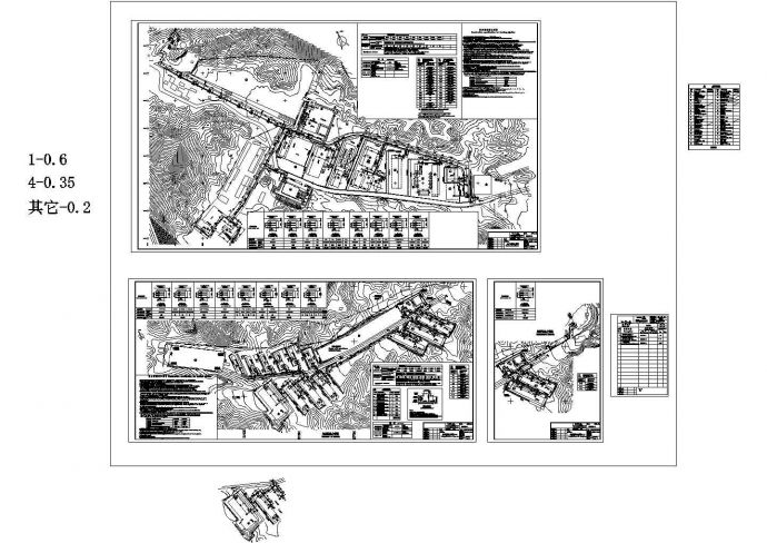 某地区矿山热力管道设计施工完整CAD图纸_图1