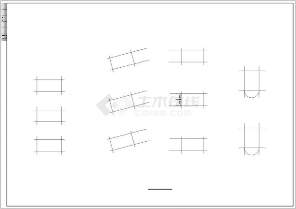 某学校多层框架结构教学楼设计cad全套建筑扩出图（标注详细）-图一