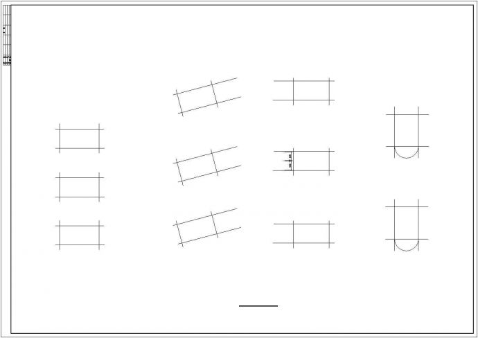 某学校多层框架结构教学楼设计cad全套建筑扩出图（标注详细）_图1