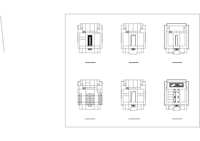 某地安乐堂大酒店全套装修施工设计cad图纸（含剖面图，平面图）_图1