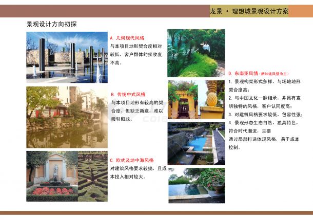 重庆居住区景观设计方案-图一
