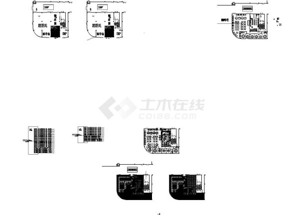 某著名品牌餐饮空间设计装修施工图-图一