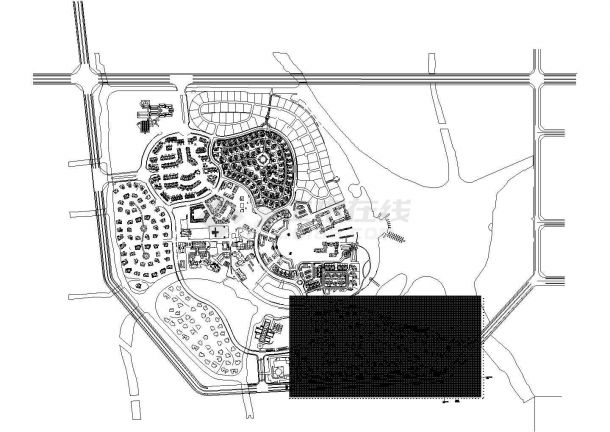 某市区公园景观精细CAD施工图-图二
