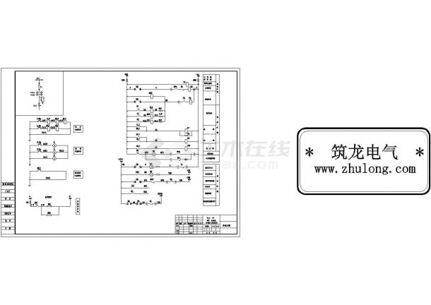 6KV电动机柜二次原理图-图一