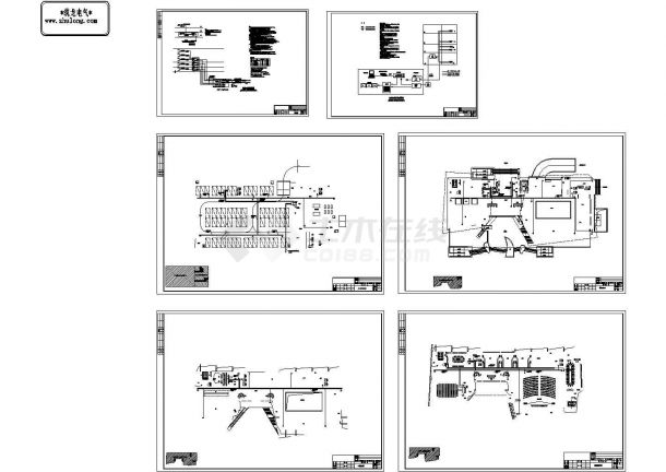 [安徽]城市规划展示馆强弱电施工CAD全套图纸-图一