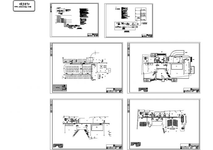 [安徽]城市规划展示馆强弱电施工CAD全套图纸_图1
