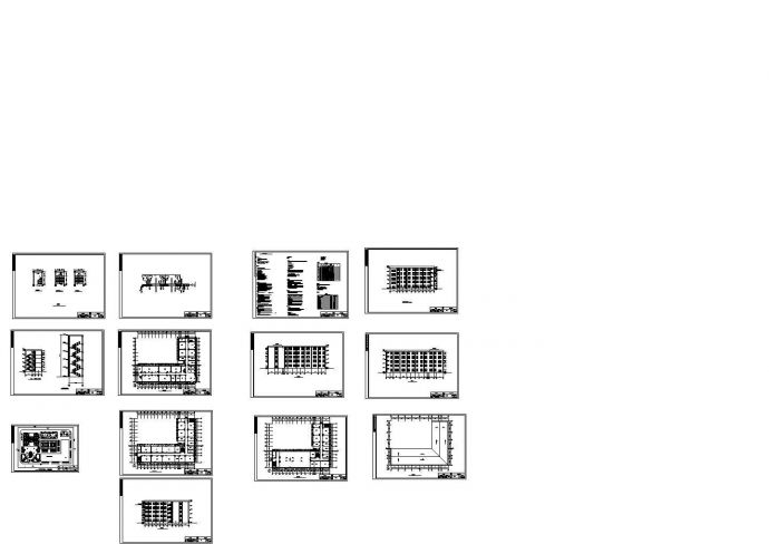 土木工程毕业设计_某市某五层小学教学楼建筑施工cad图(含计算书，毕业设计)_图1