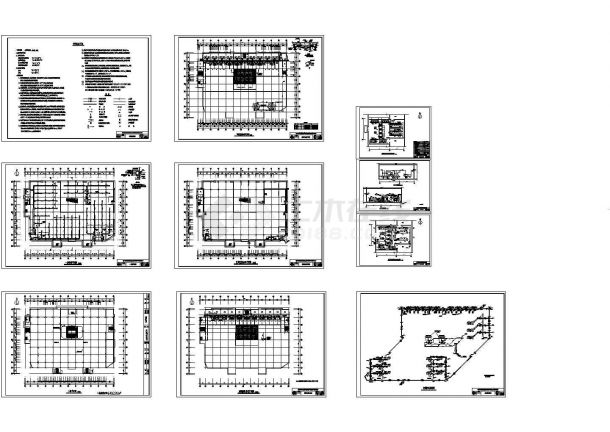 土木工程毕业设计_[学士]某商场空调 系统毕业设计图纸-图一