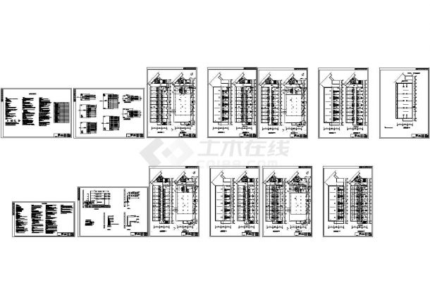 [武汉]某酒店建筑2号楼电气图纸-图一