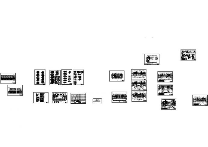 某八层商务大厦电气施工CAD图纸_图1