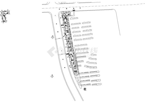 [苏州市]某商业街工程建筑结构水电施工图-图一