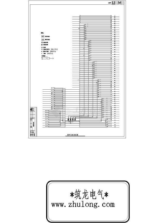 [深圳]51层超高城市综合楼强弱电系统图120张-图一