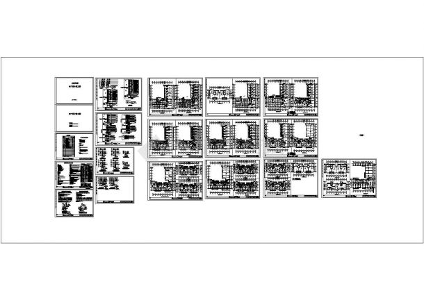 某六层框架结构住宅楼强弱电设计cad全套电气施工图纸（含设计说明）-图一