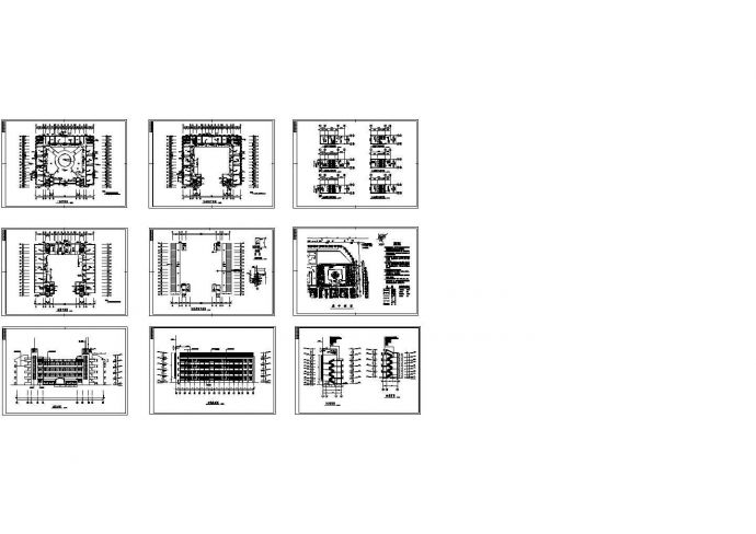 某中学全套建 筑结构施工图（cad版本）_图1