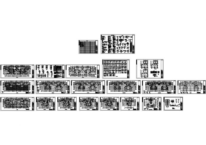 某剪力墙32层商住楼结构设计图，21张图纸_图1