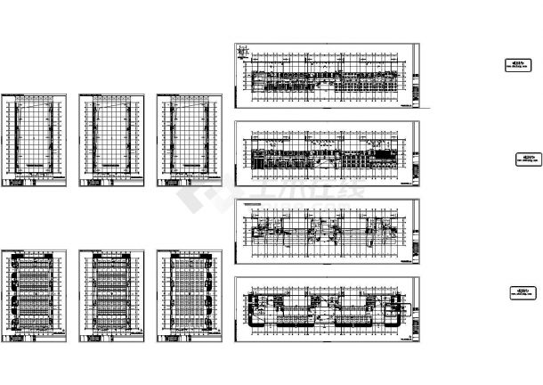 [江苏]大型展览馆全套电气施工CAD图纸-图一