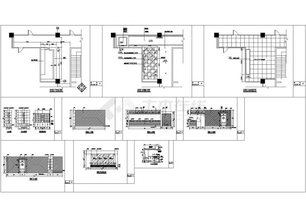 [四川]某娱乐会所立面装修设计施工图（含效果图）-图二