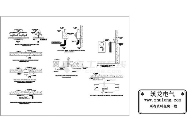 电气施工中常用的节点详图-图二