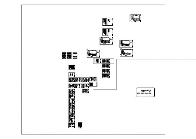 [安徽]某地高层星级酒店全套电气施工cad图（含消防系统图，目录）_图1