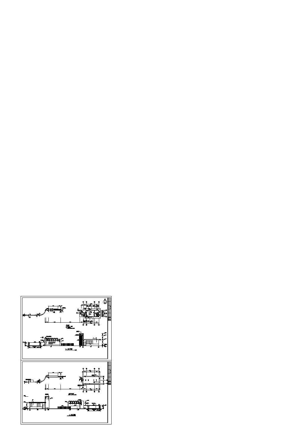 某市大门建筑设计施工图