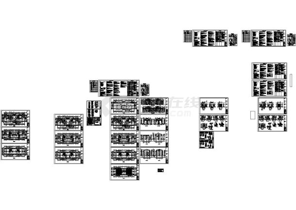 [辽宁]两层红色曲瓦屋面幼儿园建筑施工图（含多套方案）-图一