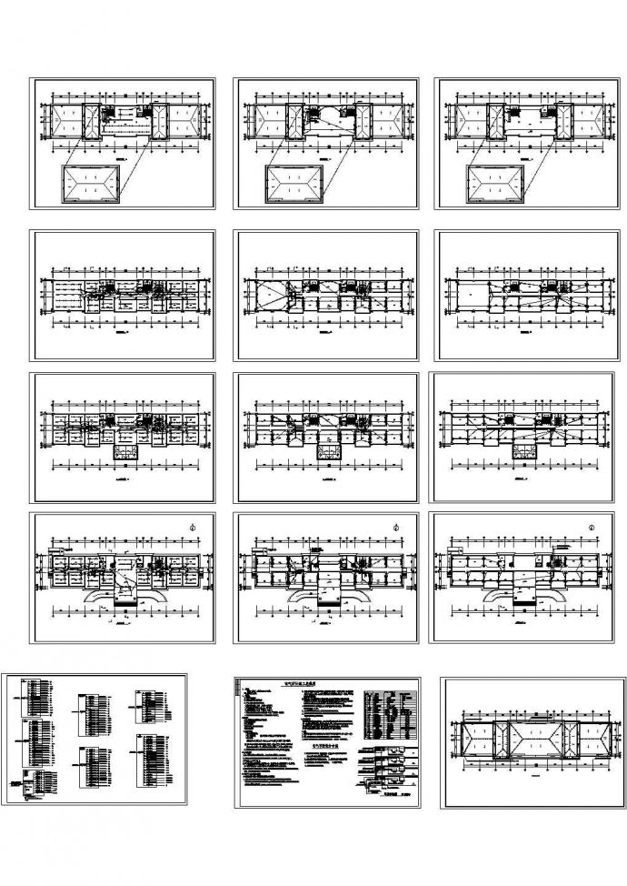 办公楼设计_【江西】某厂区五层办公楼电气施工CAD图纸_图1