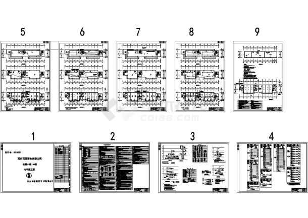陕西省住宅配套商业电气施工图，121张图纸-图一