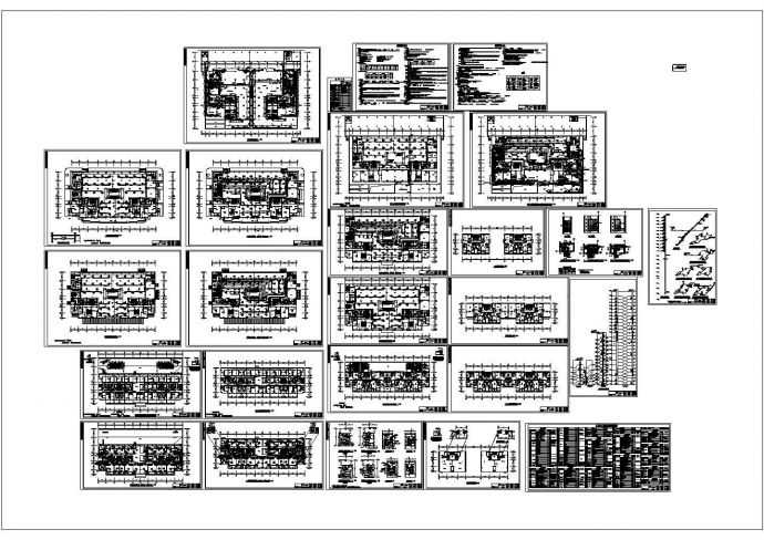 商业综合体暖通空调设计施工图，25张图纸_图1