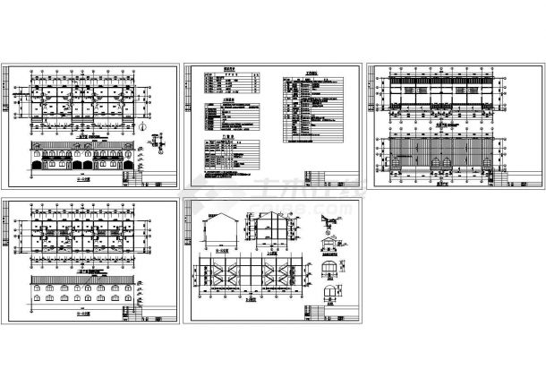 某二层带夹层混凝土结构小别墅设计cad全套建筑施工图（含设计说明）-图一