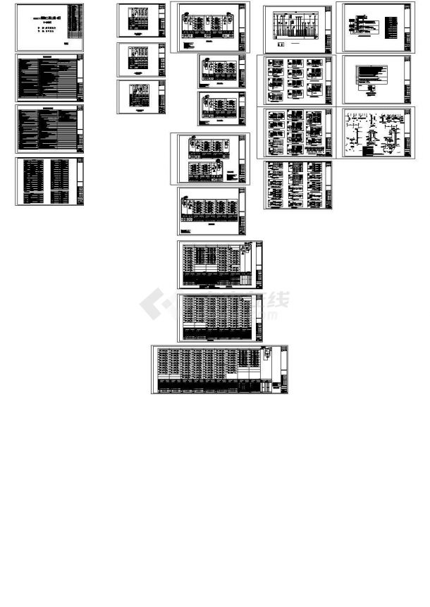 某小区高层住宅楼地下三层汽车库强弱电设计cad全套电气施工图（含设计说明）-图一