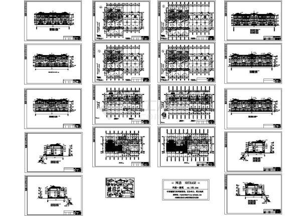 金碧骏鸿花园低密度住宅施工图-图一