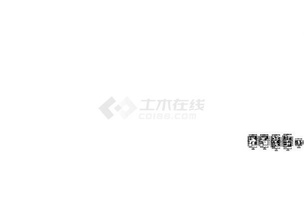【上海】魔偶复式现代复古风格建筑工程全套CAD平面图-图一