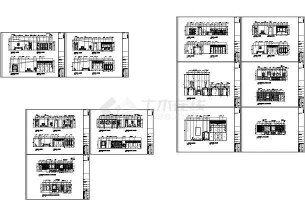 某处董事长别墅西式风格全套CAD方案立面图-图一