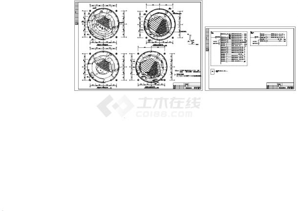 某球幕影院电气照明设计CAD图纸-图一