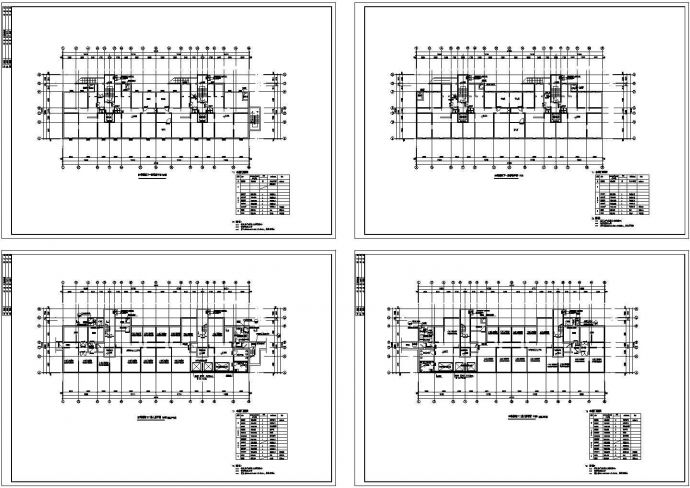 某地区高层住宅地下室疏散设计规划施工CAD图纸_图1