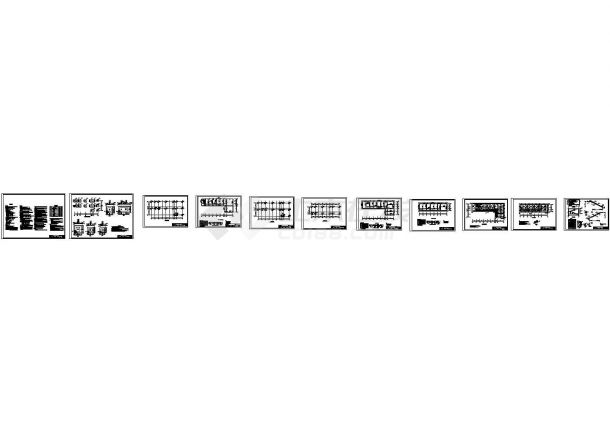 [成都]某活动中心建筑结构施工图(有效果图)-图一