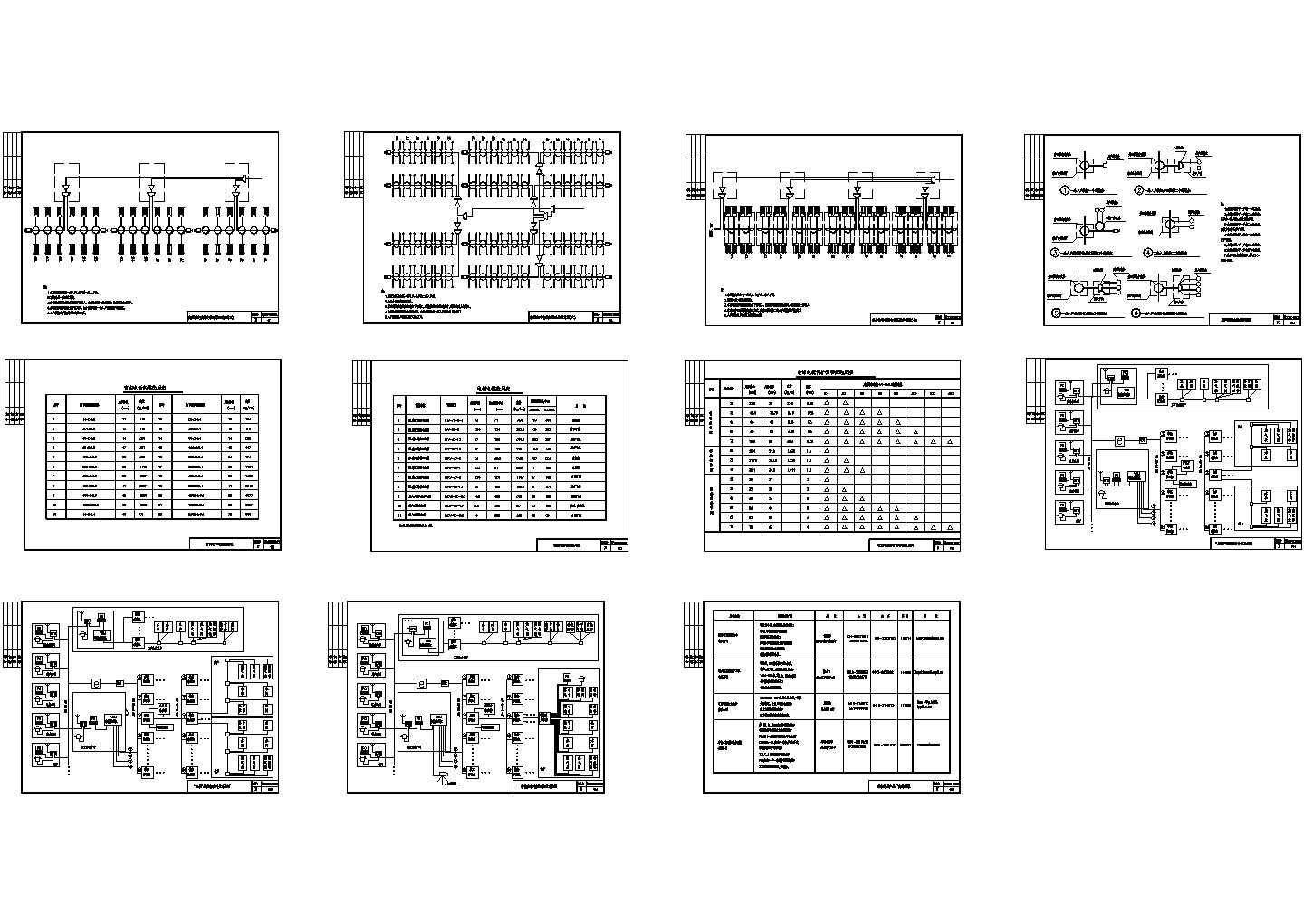 某新2001XD802住宅电气有线电视设计系统图集