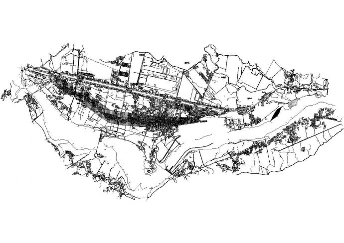 某市区2.5公里市政道路排水设计CAD施工图_图1