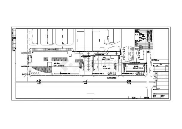 某国产汽车品牌广场五层商业楼建筑方案图（含效果图）-图二
