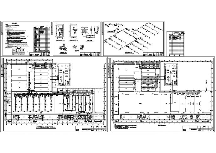 【江苏】某五星集团鸡加工车间设施部分通风空调及蒸汽管道设计图_图1